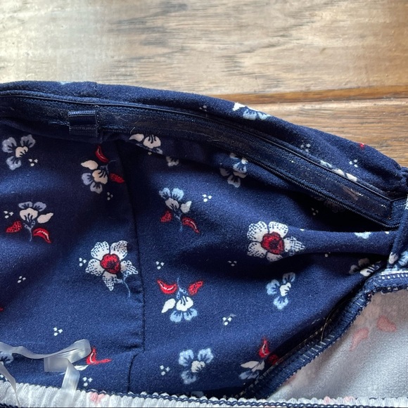 No Boundaries strapless red white & blue floral mini dress size XL (jrs) - Picture 8 of 13